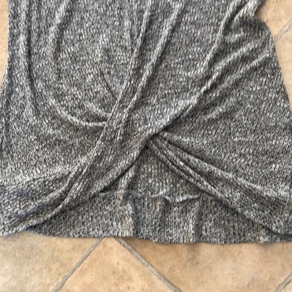 Judy Logan short sleeve grey/blk/wht top - Picture 5 of 11